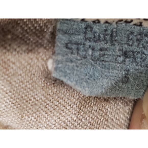 LEI Brown / Tan Faded Front & Back Look Flare Jean w. Camo Back Tag Pants Size 3 - Picture 3 of 8